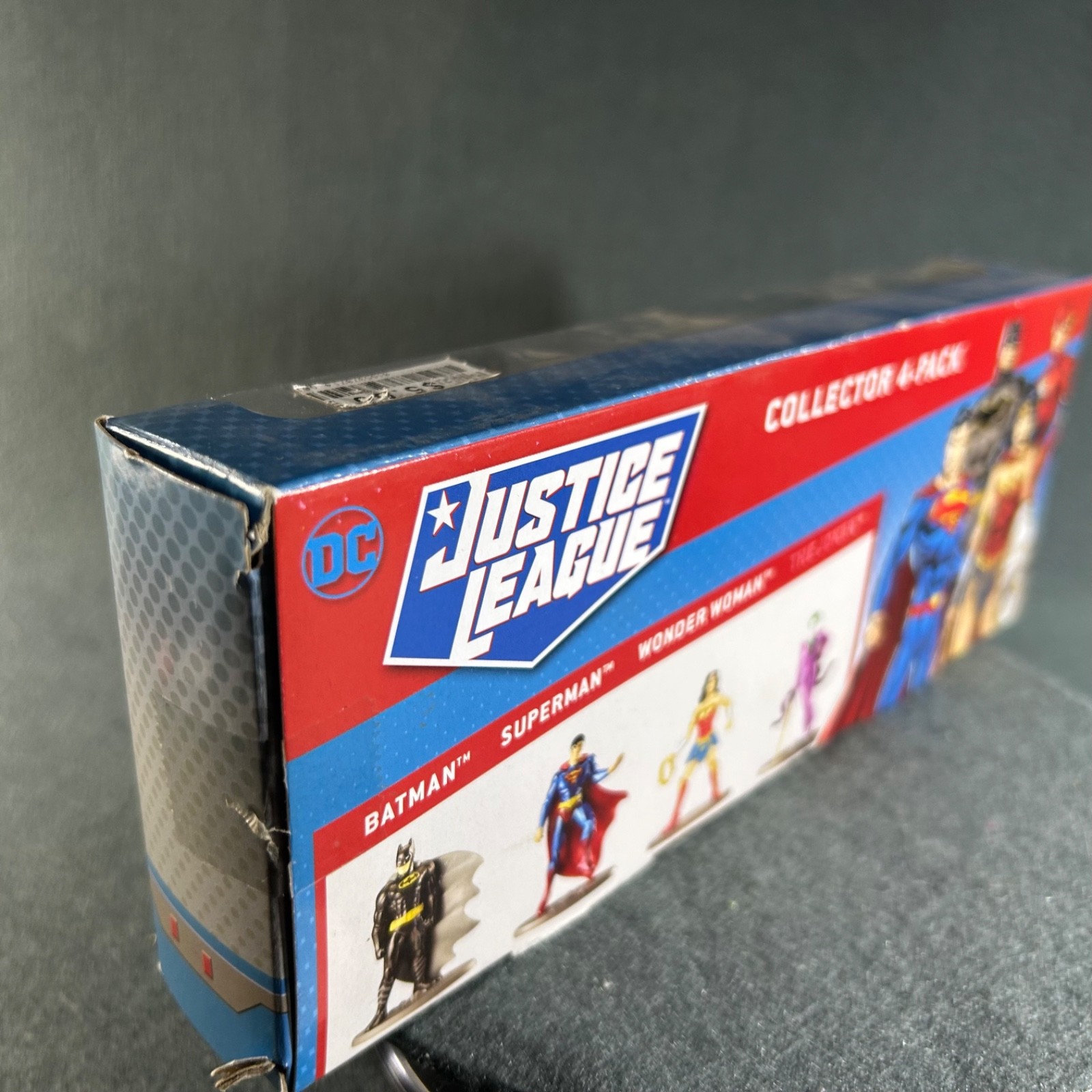DC Micro Collection Justice League Mini Figure Set 4 Pack Cake Topper Mattel