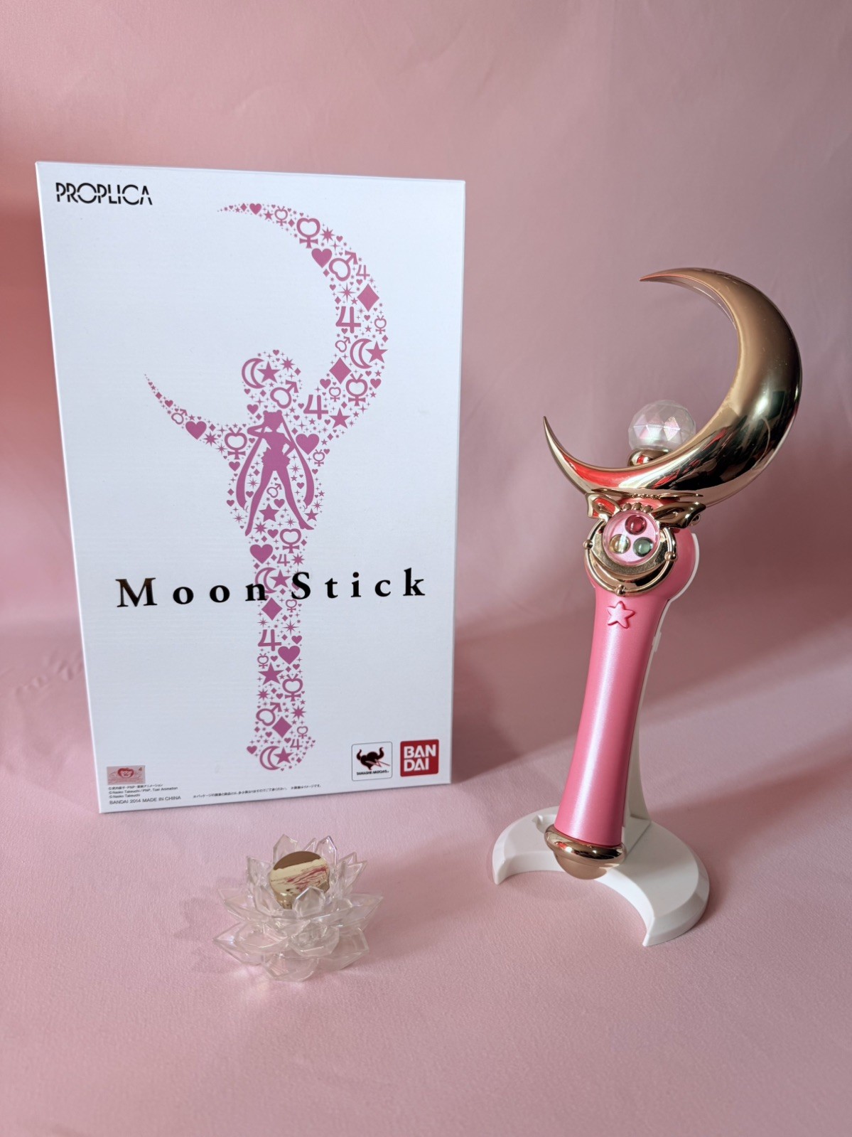 Proplica Sailor Moon 20th Anniversary Crescent Moon Stick Wand Bandai