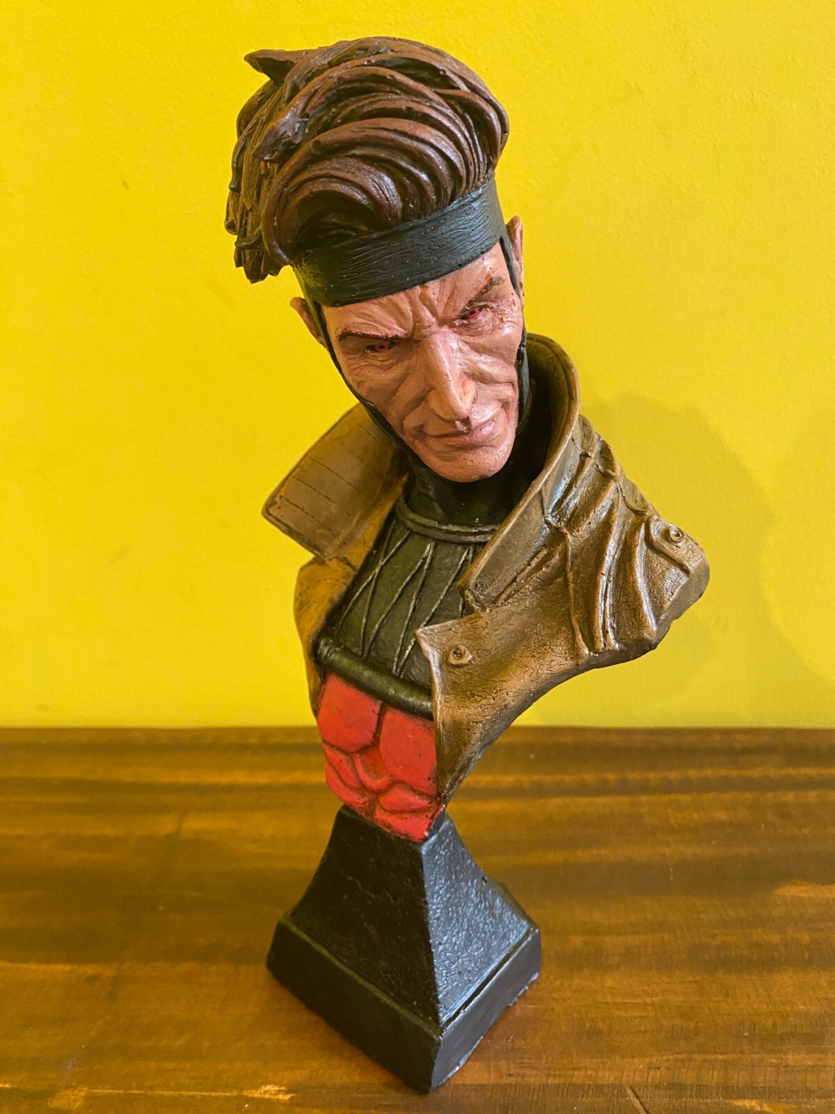 HANDMADE Gambit BUST X-Men Statue Figure Sculpture marvel comic movie gambito !!