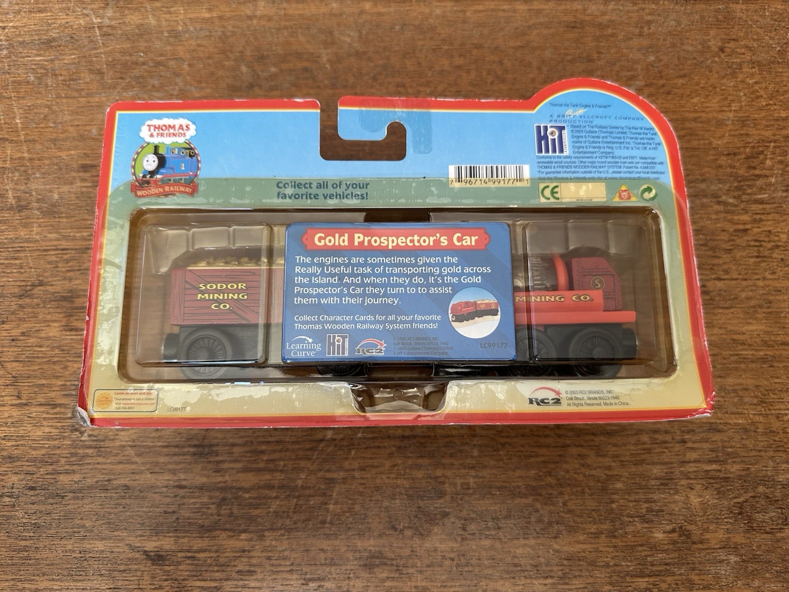 2005 Learning Curve Wooden Thomas Train Gold Prospector’s Cars! New!