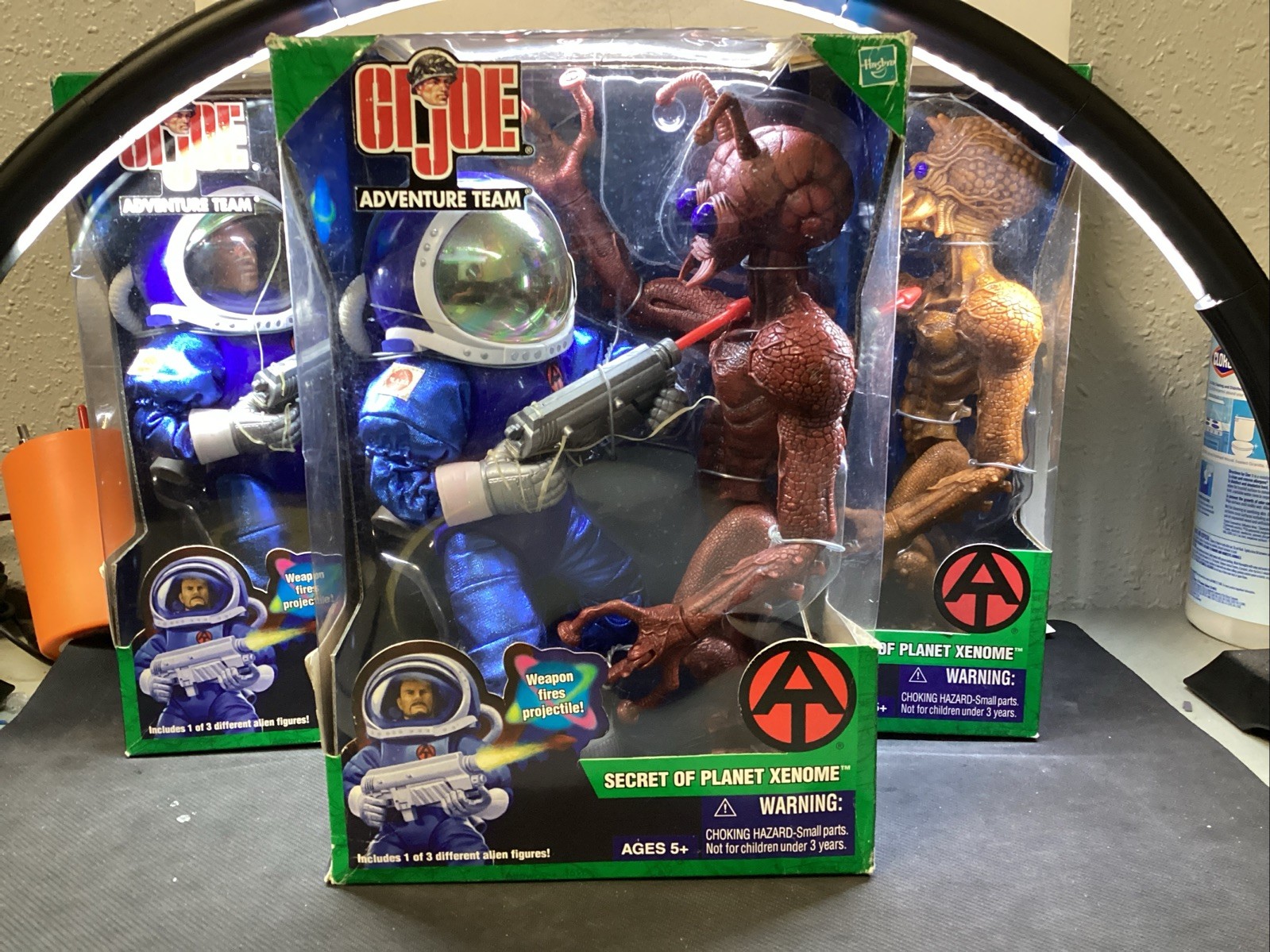GI Joe SECRETS OF PLANET XENOME NEW IN BOX LOT rare 3x color variants BD61412