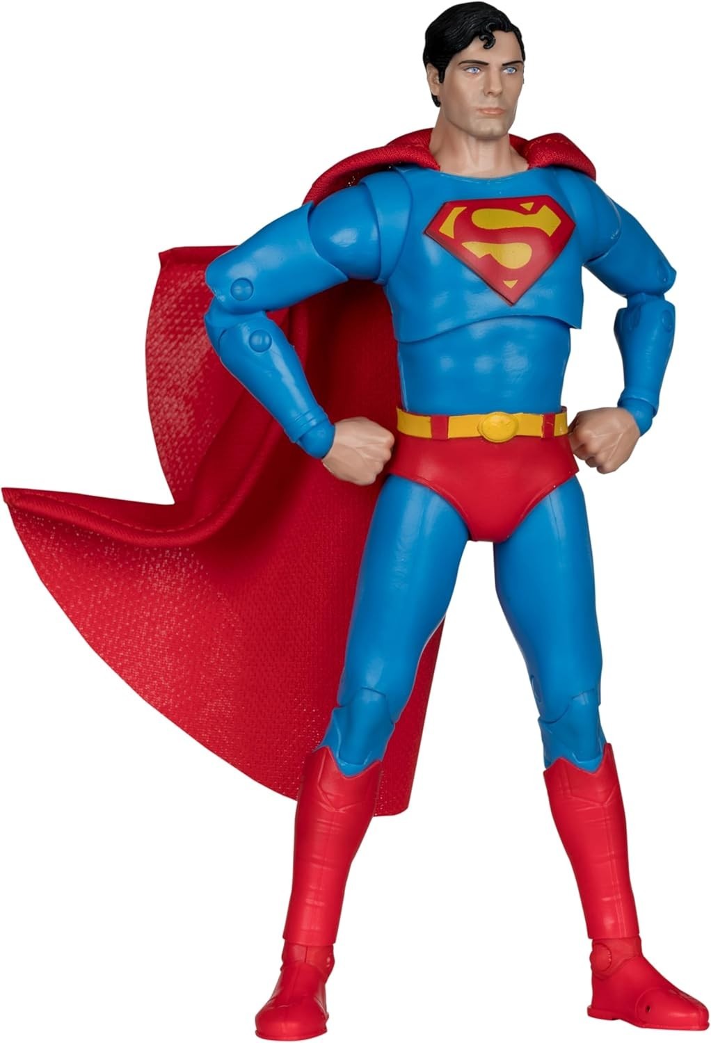 DC Multiverse 7in Superman Figure 1978 – Ultra Articulation, Display Base