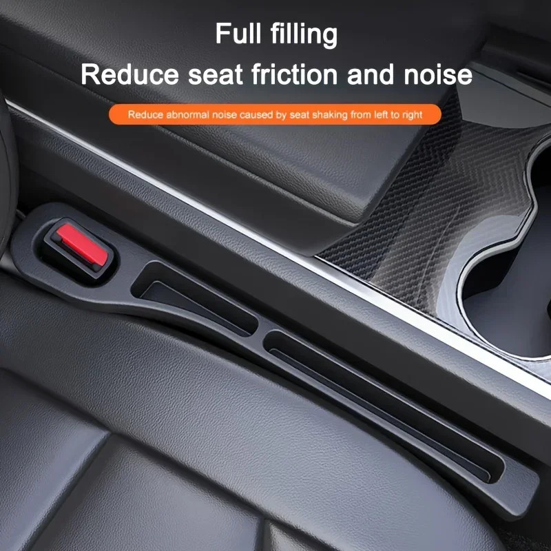2pcs Pair Universal Car Seat Gap Plug Strip Side Seam Car Gap Filler Leak Proof