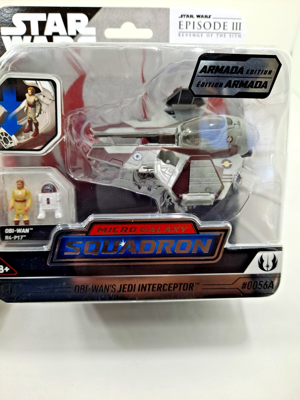 Star Wars Micro Galaxy Squadron Series 3 Obi-Wan&rsquo;s Jedi Interceptor and R4-P17