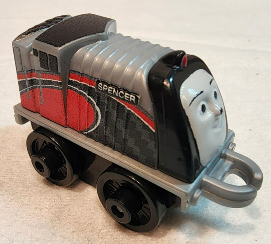 Thomas & Friends Minis – Spencer – Black – 2014 – Thailand, Train car engine