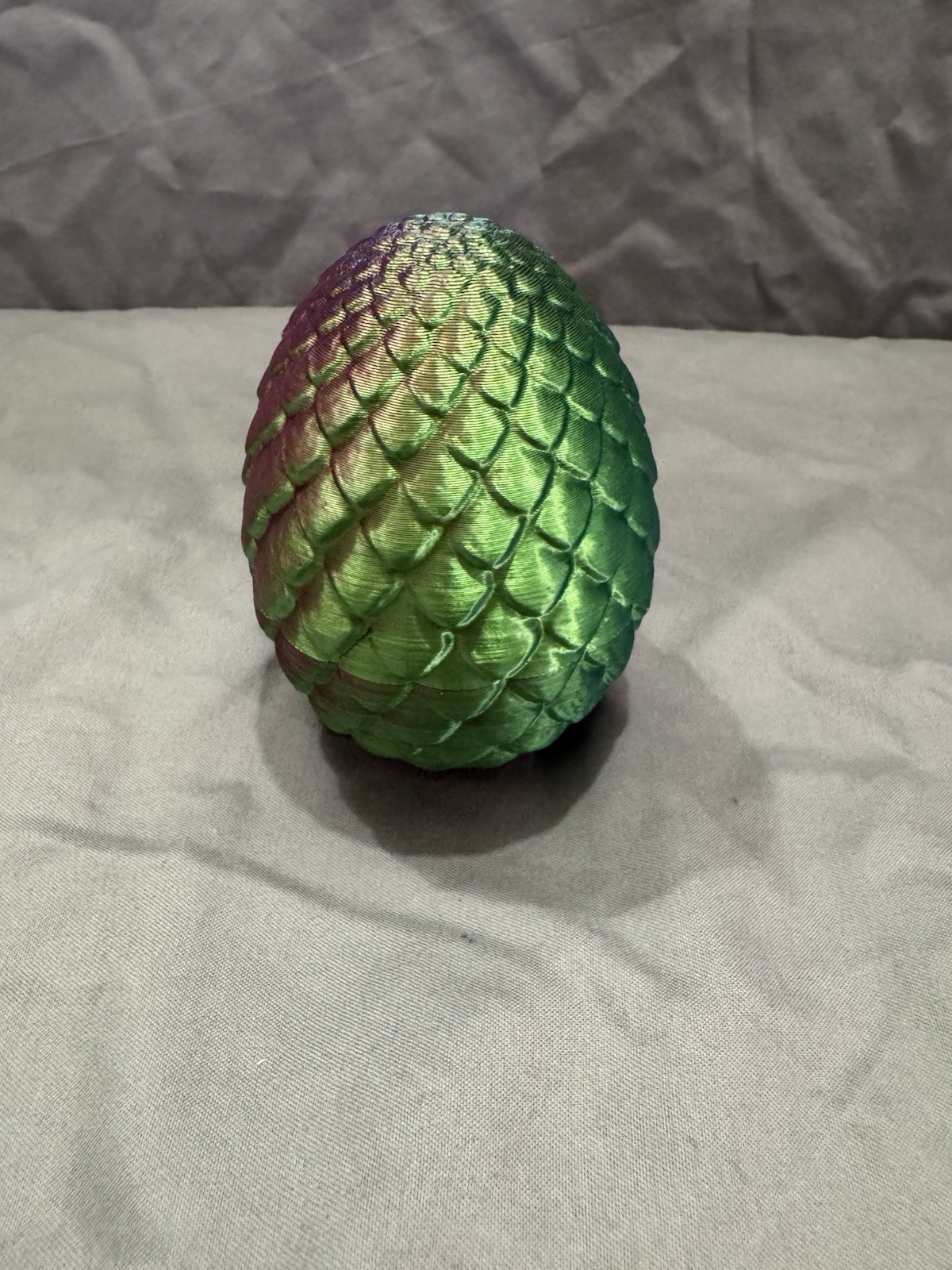 3D Printed 12 Inch Crystal Snake Egg – Articulated Toy & Home Decor Gift
