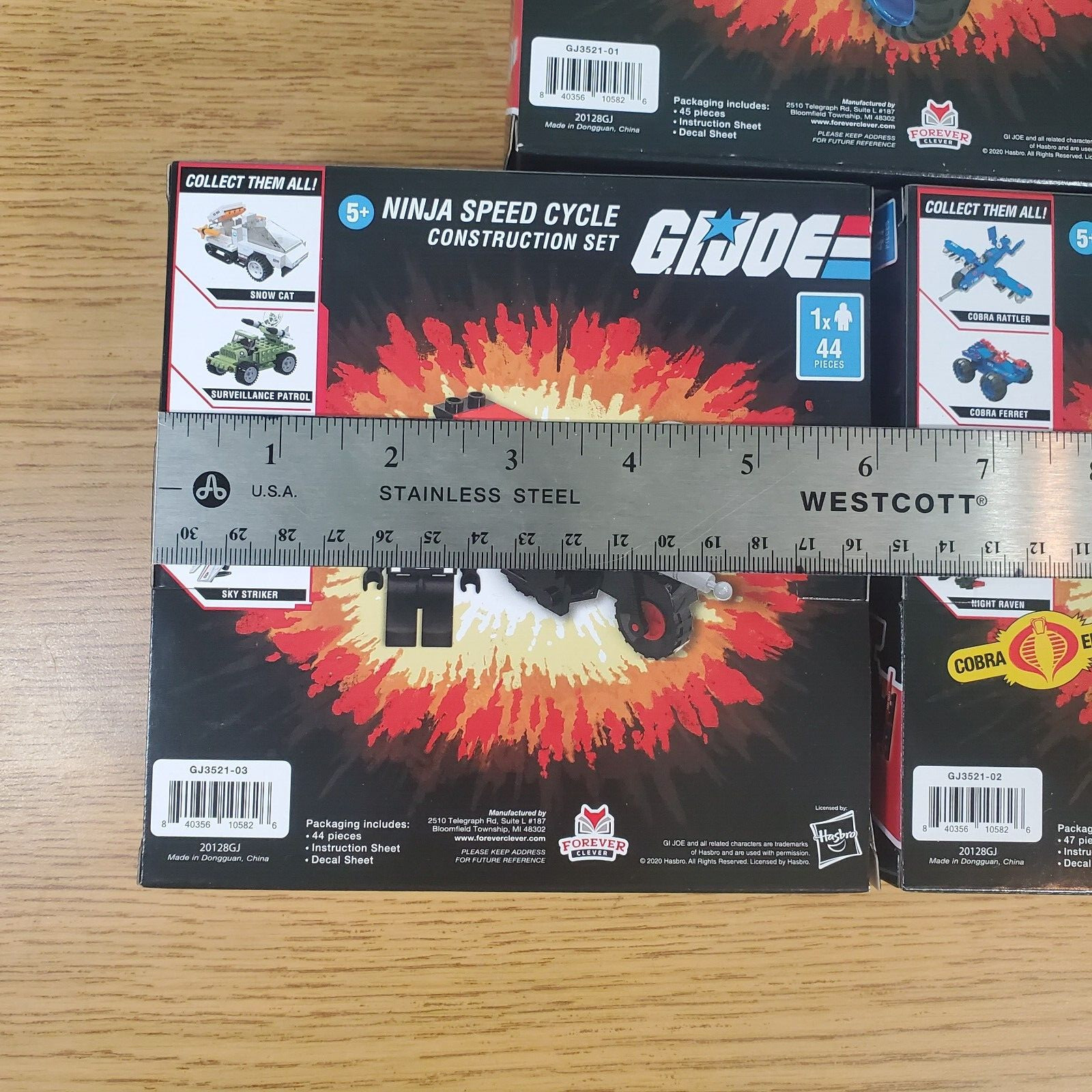 G.I. Joe Retro Building Blocks – Snake Eyes, Cobra Commander & Storm Shadow