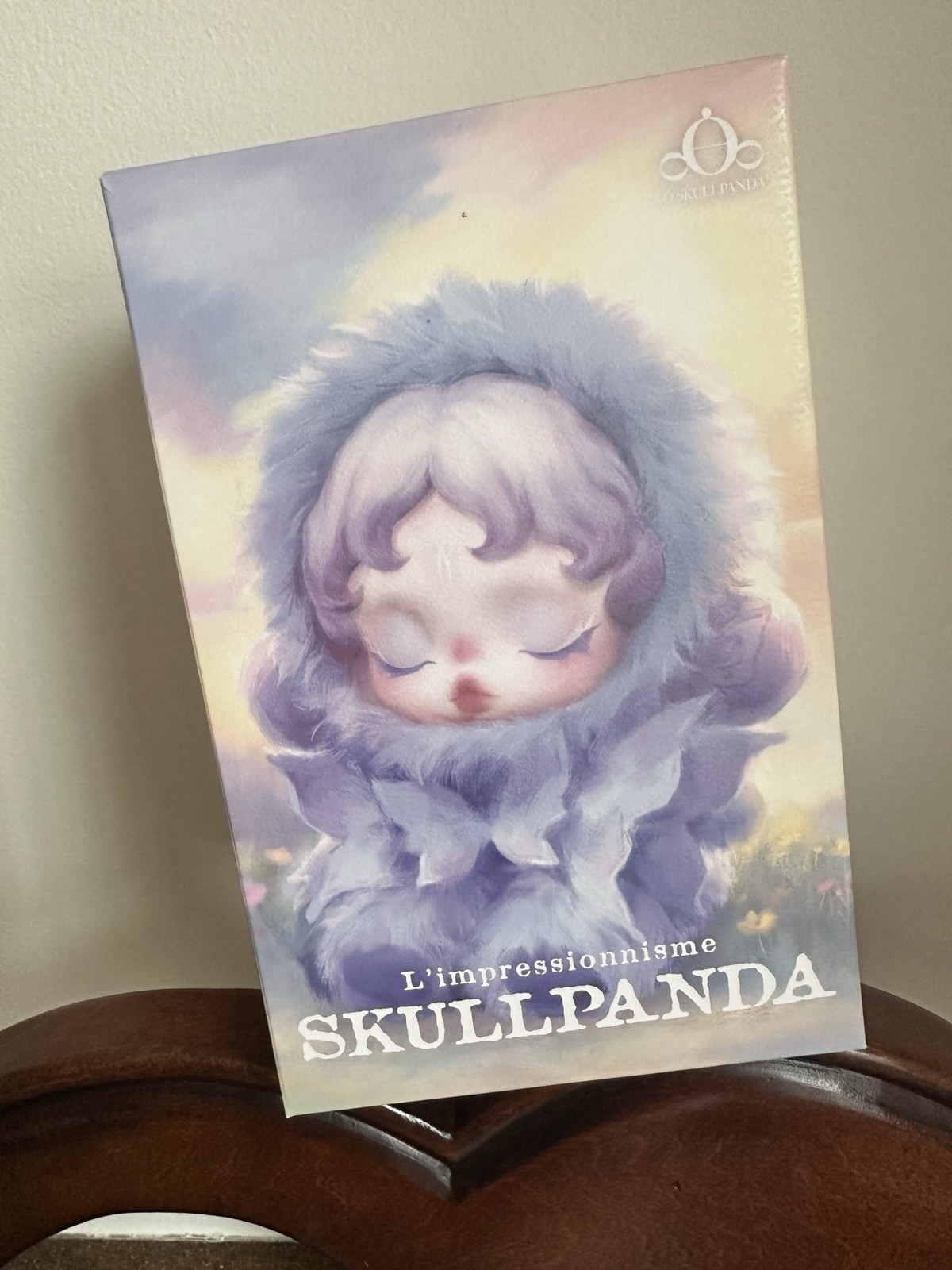 Skull Panda- L’Impressionnisme Vinyl Plush Pop Mart Teakwood New Sealed