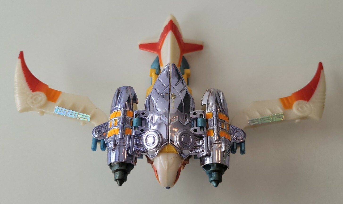 TRANSFORMERS BEAST WARS AIRAZOR METAL CHROME BIRD EAGLE HAWK 1999 MISSING FEET