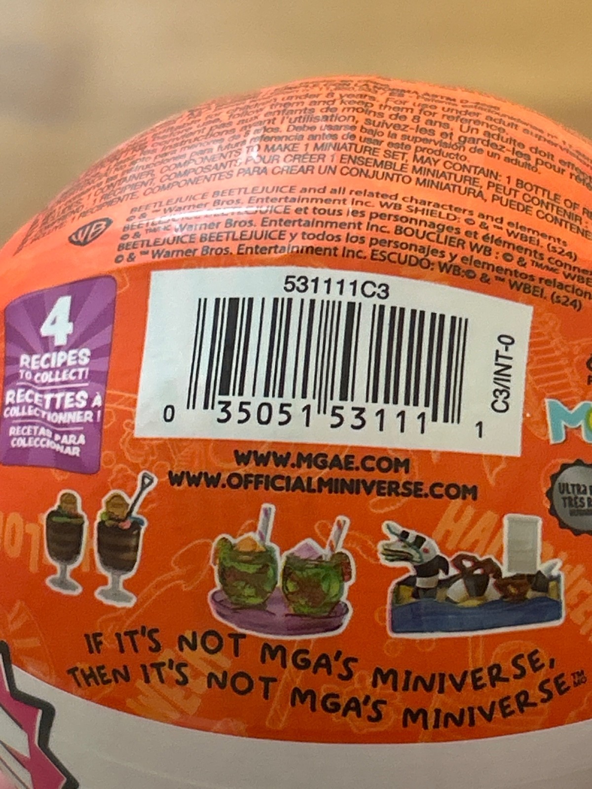 Miniverse Make It Mini Miniature Halloween 1 Spooky Cake Set