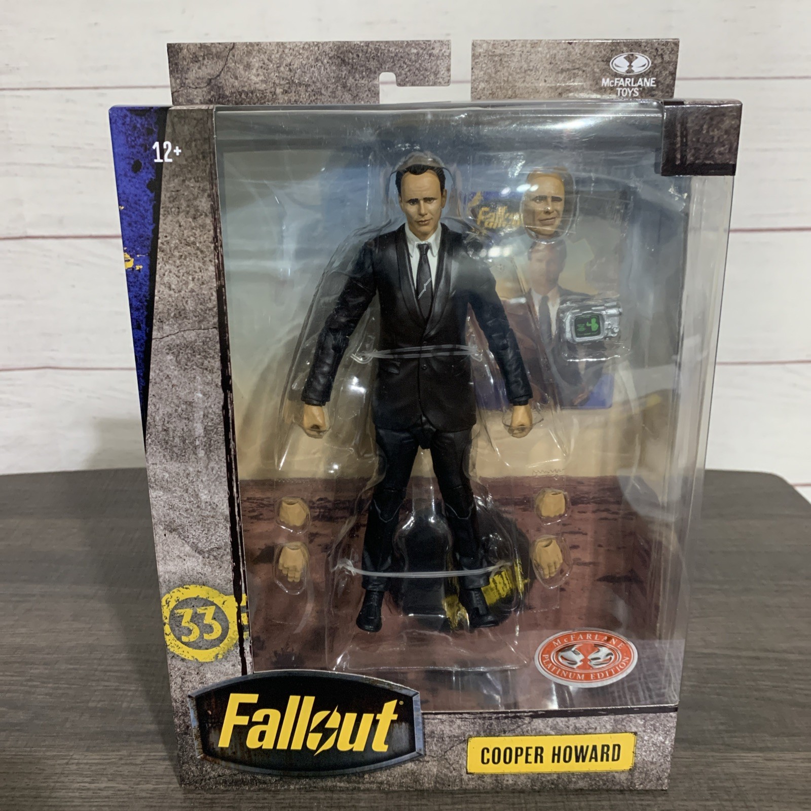 Mcfarlane Toys FALLOUT COOPER HOWARD Red Platinum Edition Action Figure
