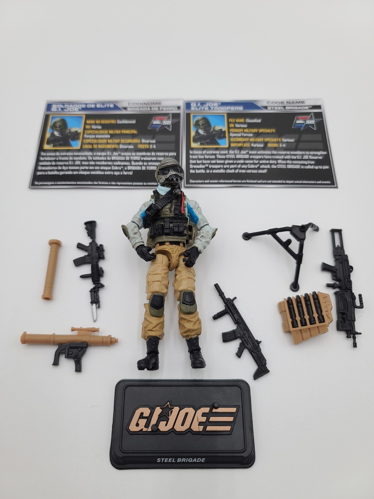 2011 GI JOE 30TH ANNIVERSARY STEEL BRIGADE V3B LOOSE COMPLETE FIGURE