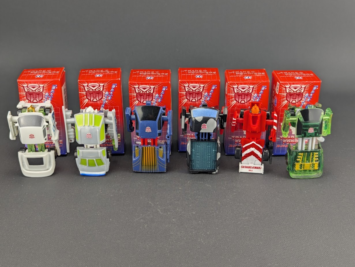 Transformers Car Robots Super Spychangers Set complete Takara RID 2001 Lottery