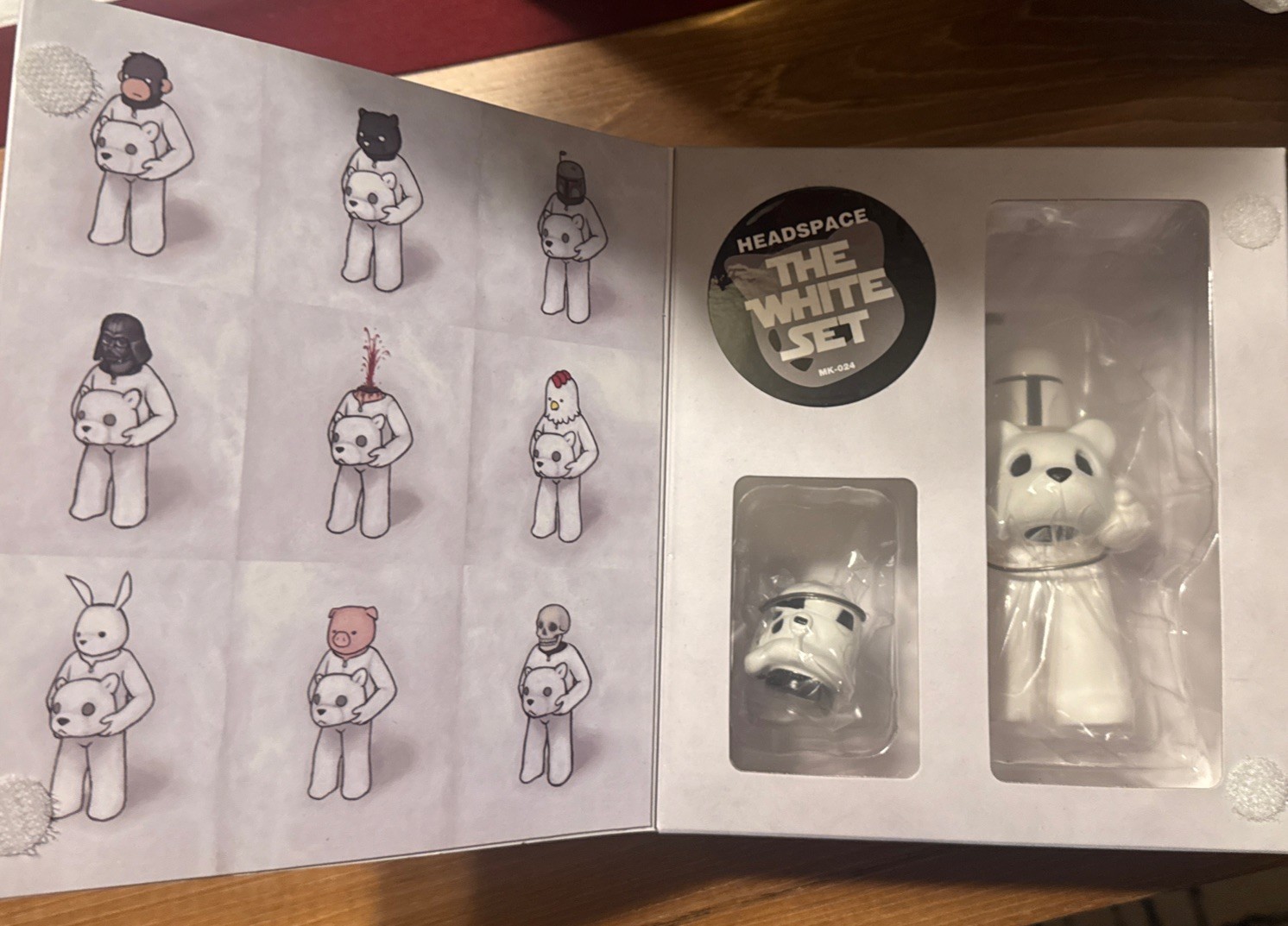 Luke Chueh Munky King HEADSPACE « The WHITE Set » Boba Fett KAWS