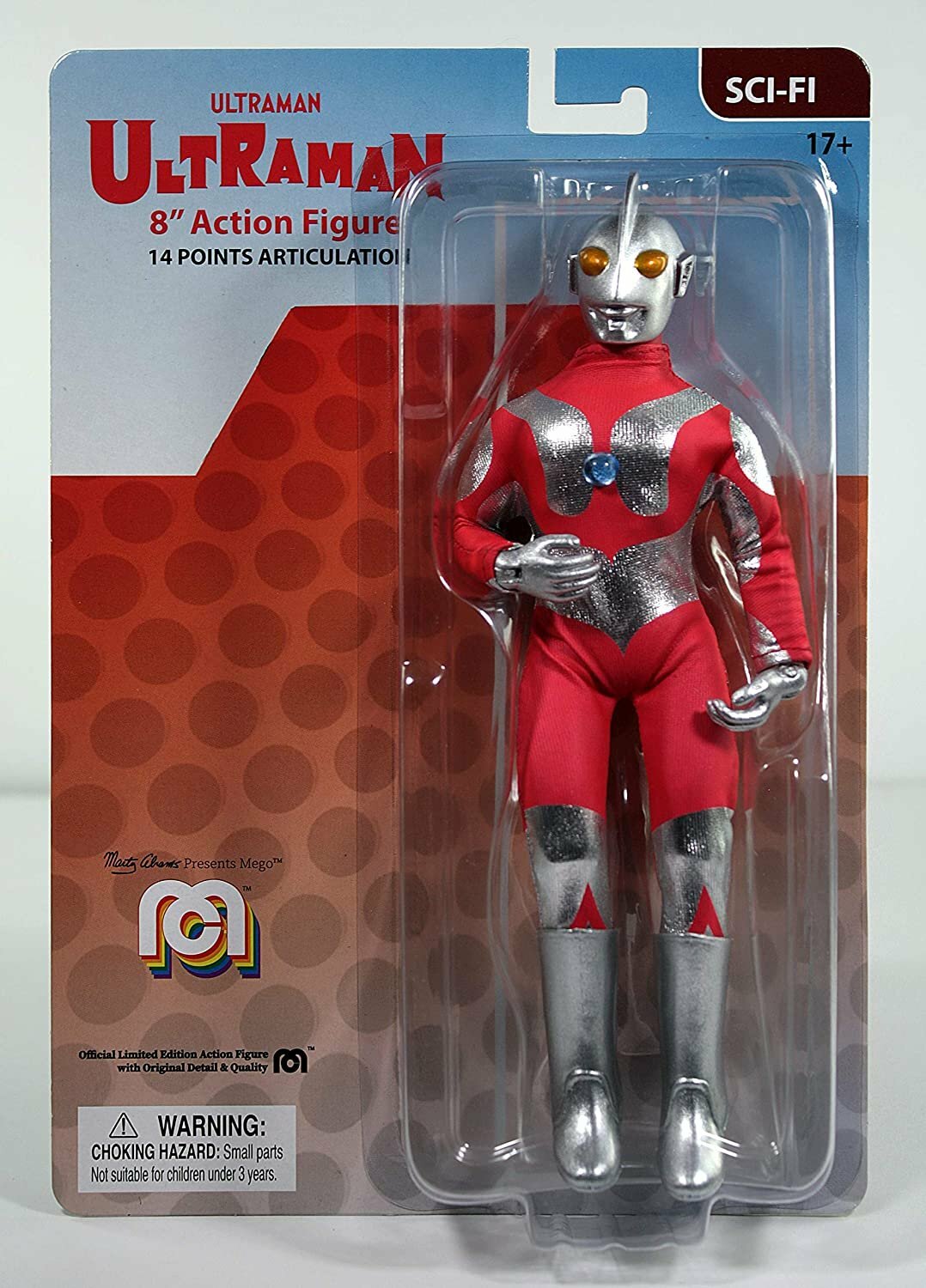 Ultraman Action Figure 8&Prime; Mego Sci-Fi *MINT & Free Shipping in a Box*
