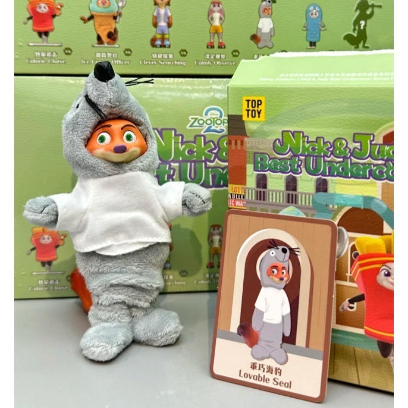 TOPTOY Disney Zootopia Nick & judy Best Undercover Series Confirmed Figures HOT!