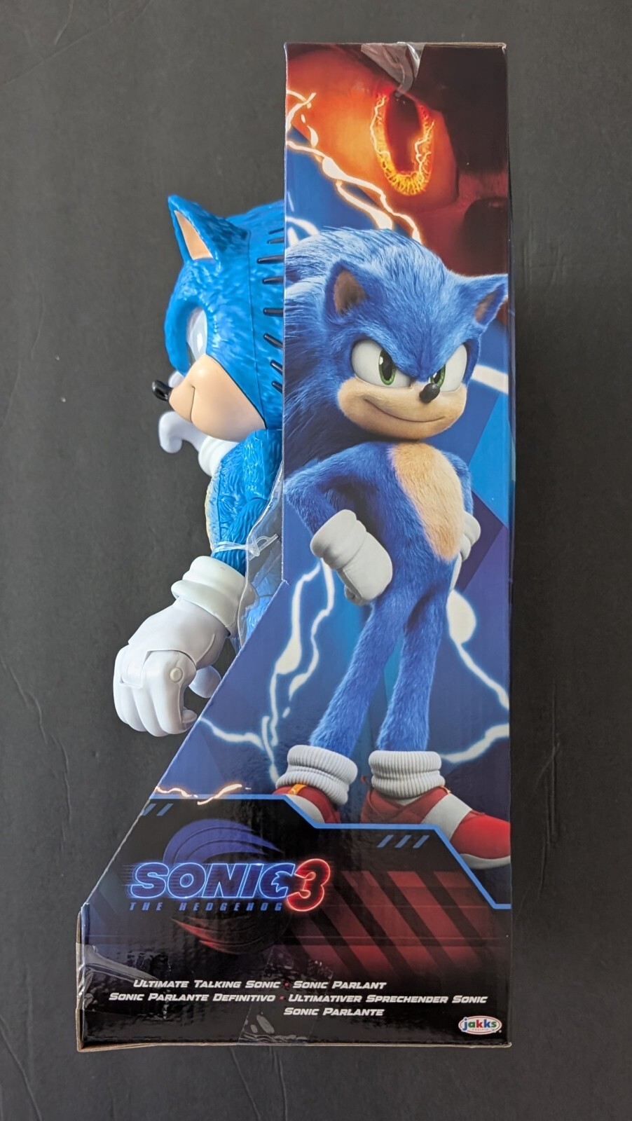 Sonic 3 Ultimate Talking Sonic By Sega (3+) 14&Prime; H Christmas Birthday Gift New