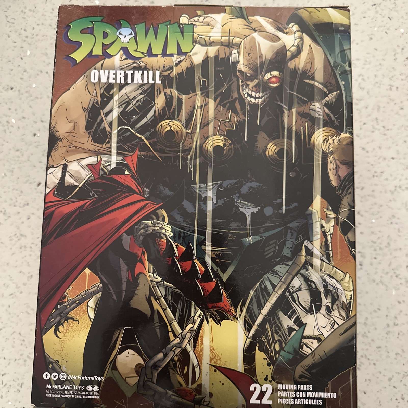 McFarlane Toys Spawn OVERTKILL Megafig Action Figure • NEW