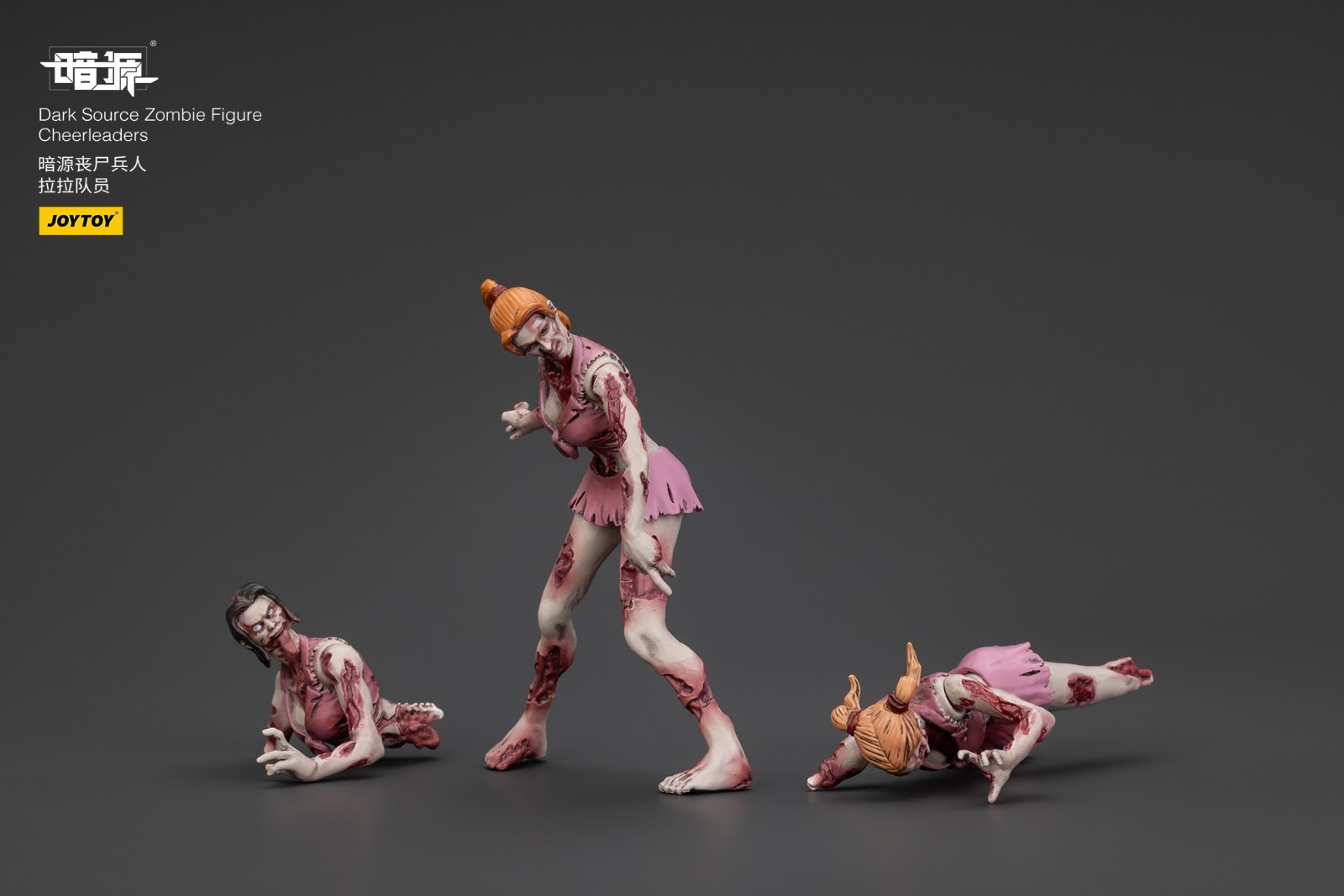 JOYTOY 1:25 action figures Dark Source Zombie Figure CheerLeaders