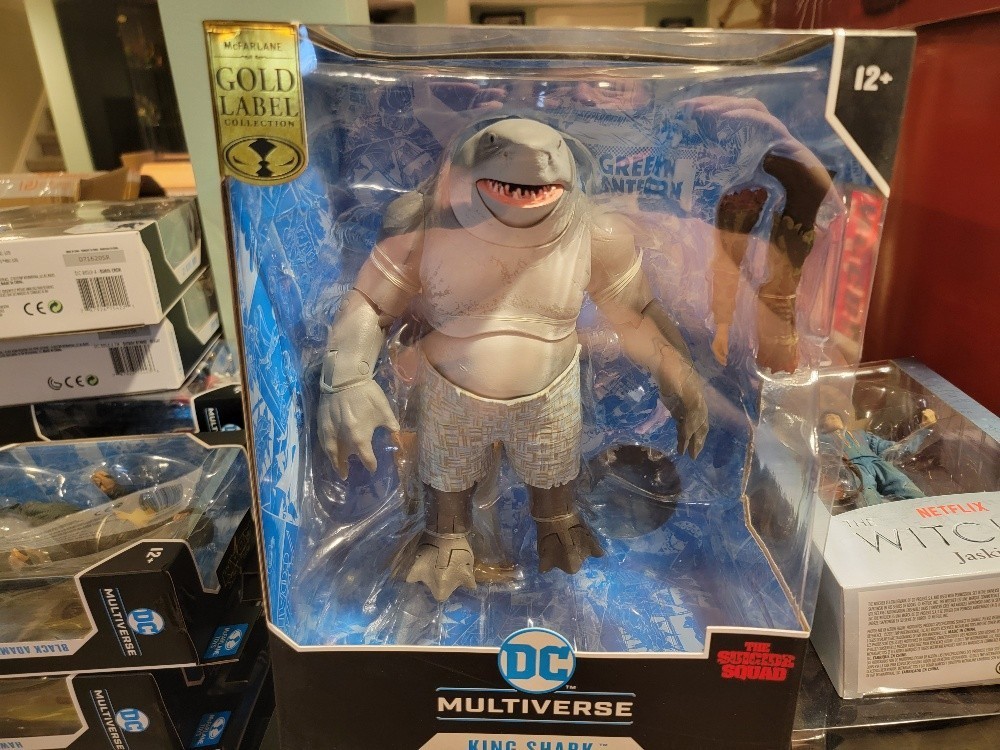 Mcfarlane DC Multiverse Gold Label King Shark MegaFig – New Sealed