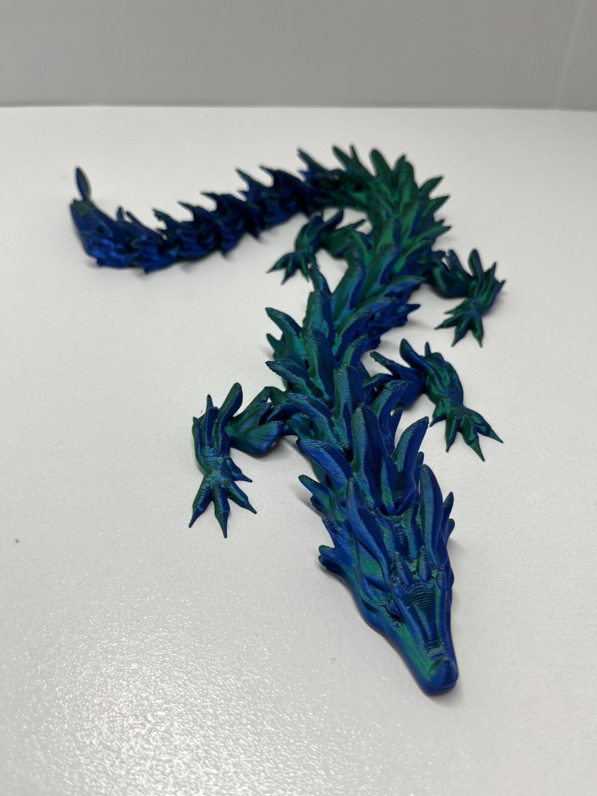 Articulated Flexible Dragon Toy – 3D Print