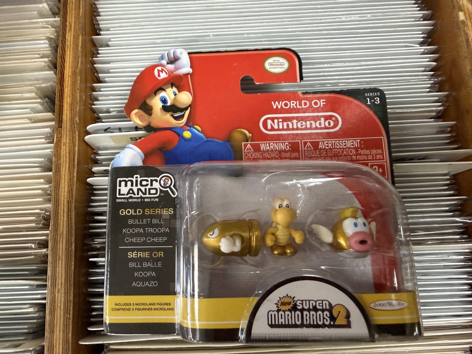 World of Nintendo GOLD SERIES Micro Land Figures 1-3 Bullet Bill Troopa Cheap