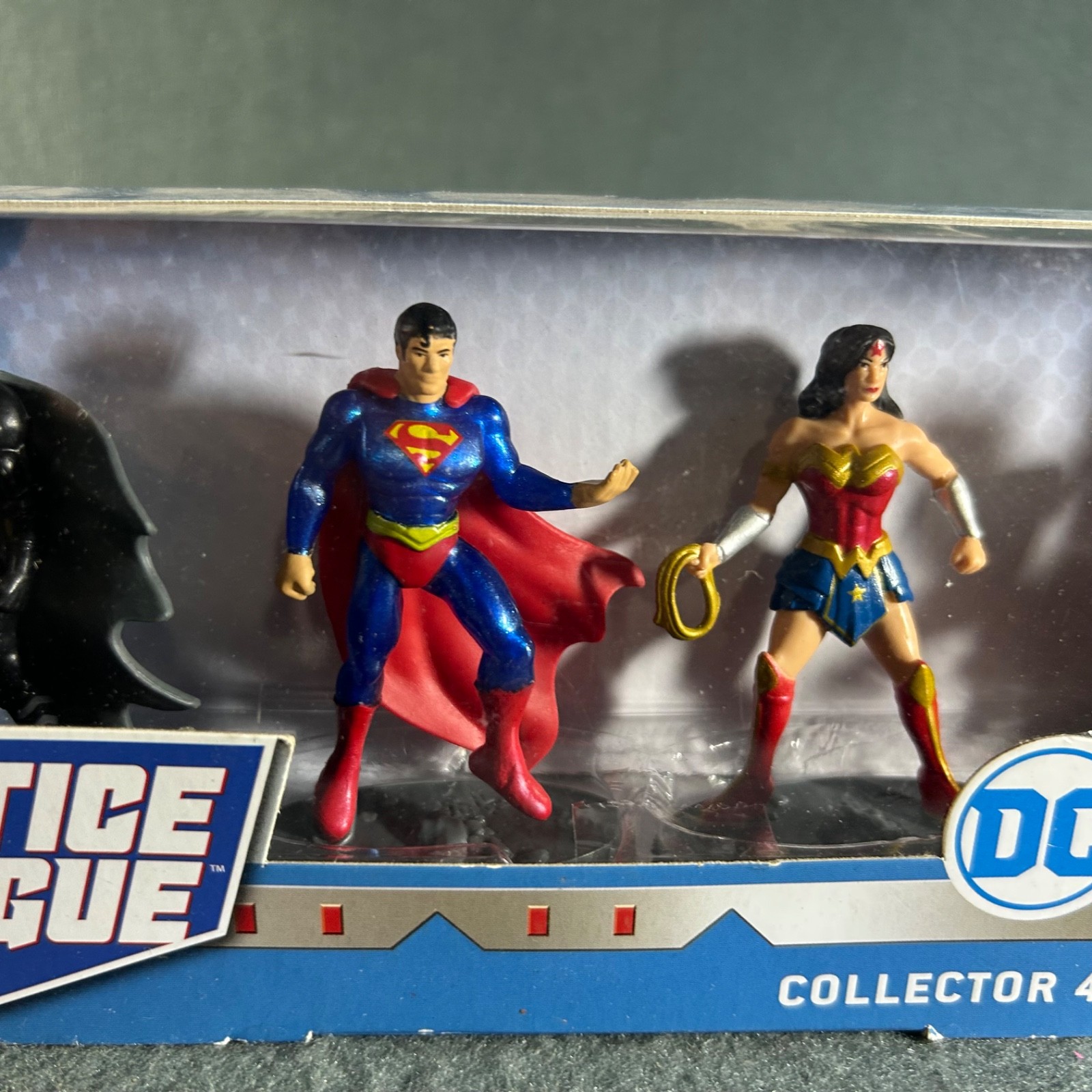 DC Micro Collection Justice League Mini Figure Set 4 Pack Cake Topper Mattel