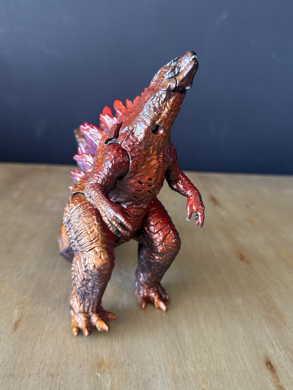 Custom Burning Godzilla Sufubi Style Paint Very Unique Item One Of A Kind