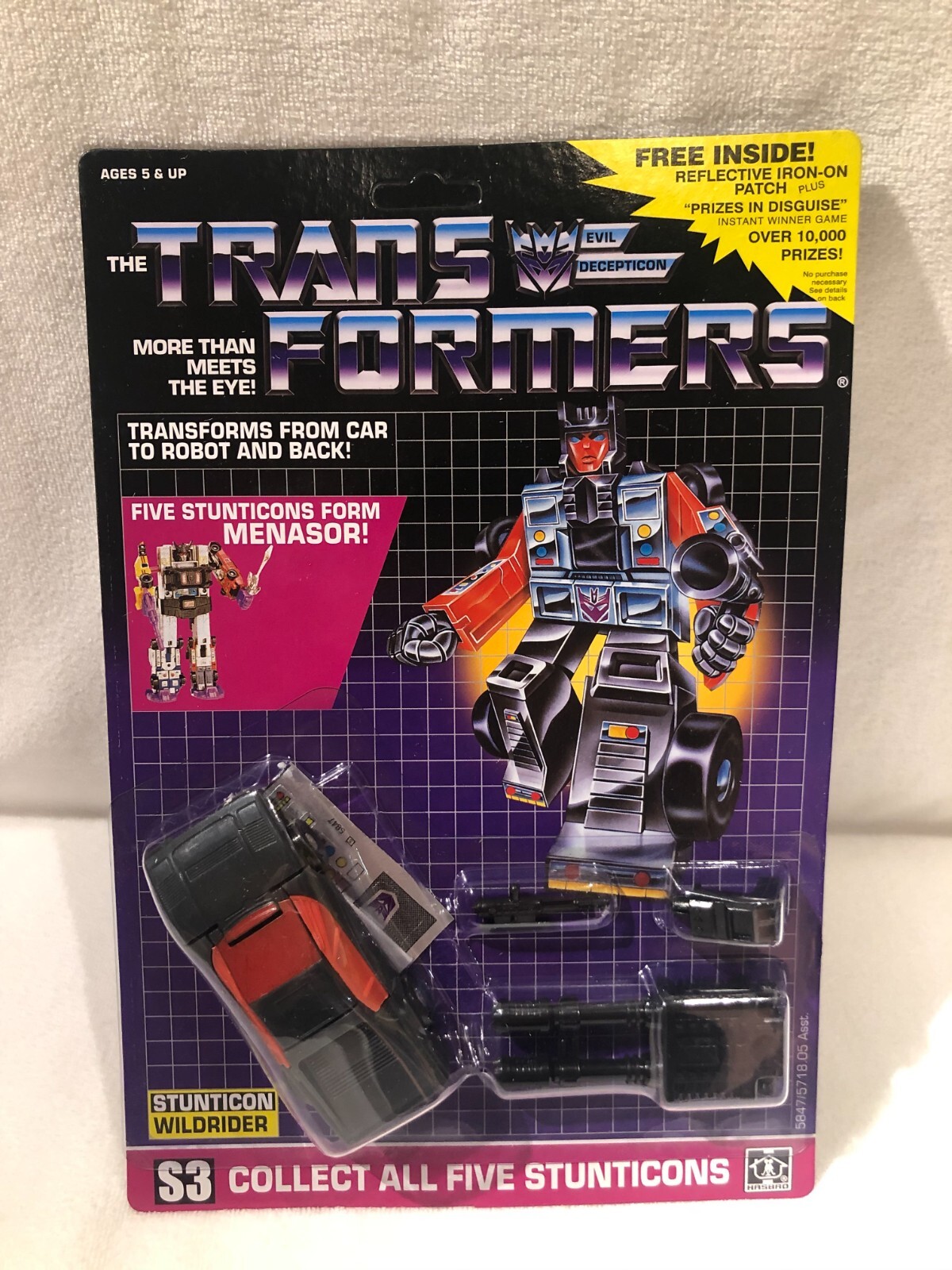TRANSFORM G1 Reissue Carded Stunticon Menasor Brand New Free Shipping