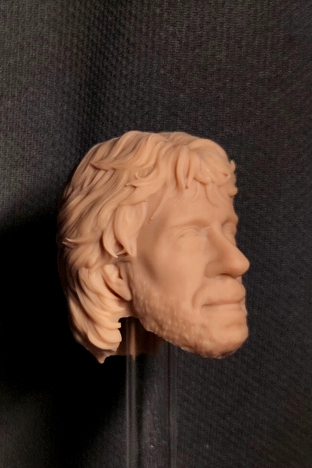 Chuck Norris Walker, Texas Ranger Custom Head Sculpt 1/12 1/10 1/6