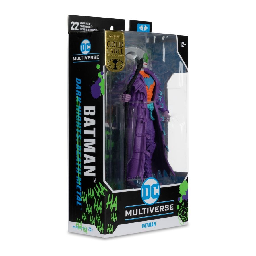 DC Multiverse – Batman (Jokerized) 7&Prime; Gold Label Figure [MCF17591]