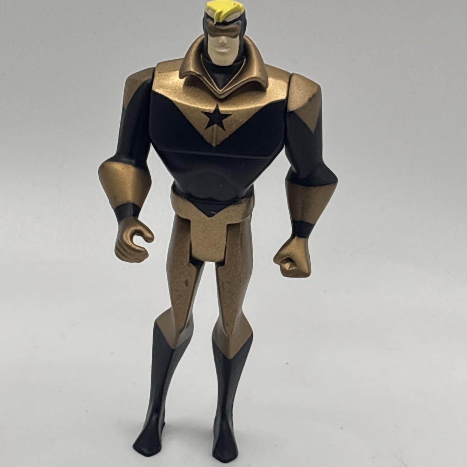 Booster Gold Justice League Unlimited Loose 4&Prime; DC Universe Black Suit