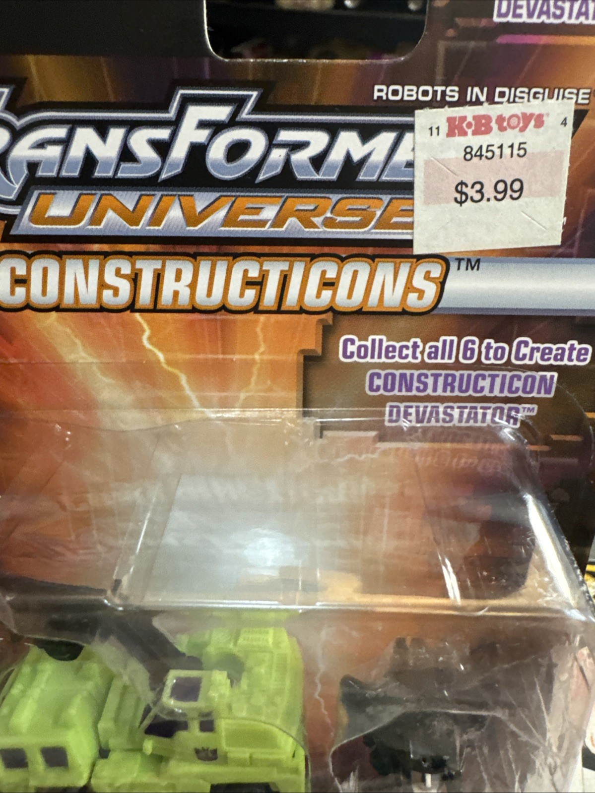 Transformers Universe Constructicon Scavenger – new, unopened! 2004