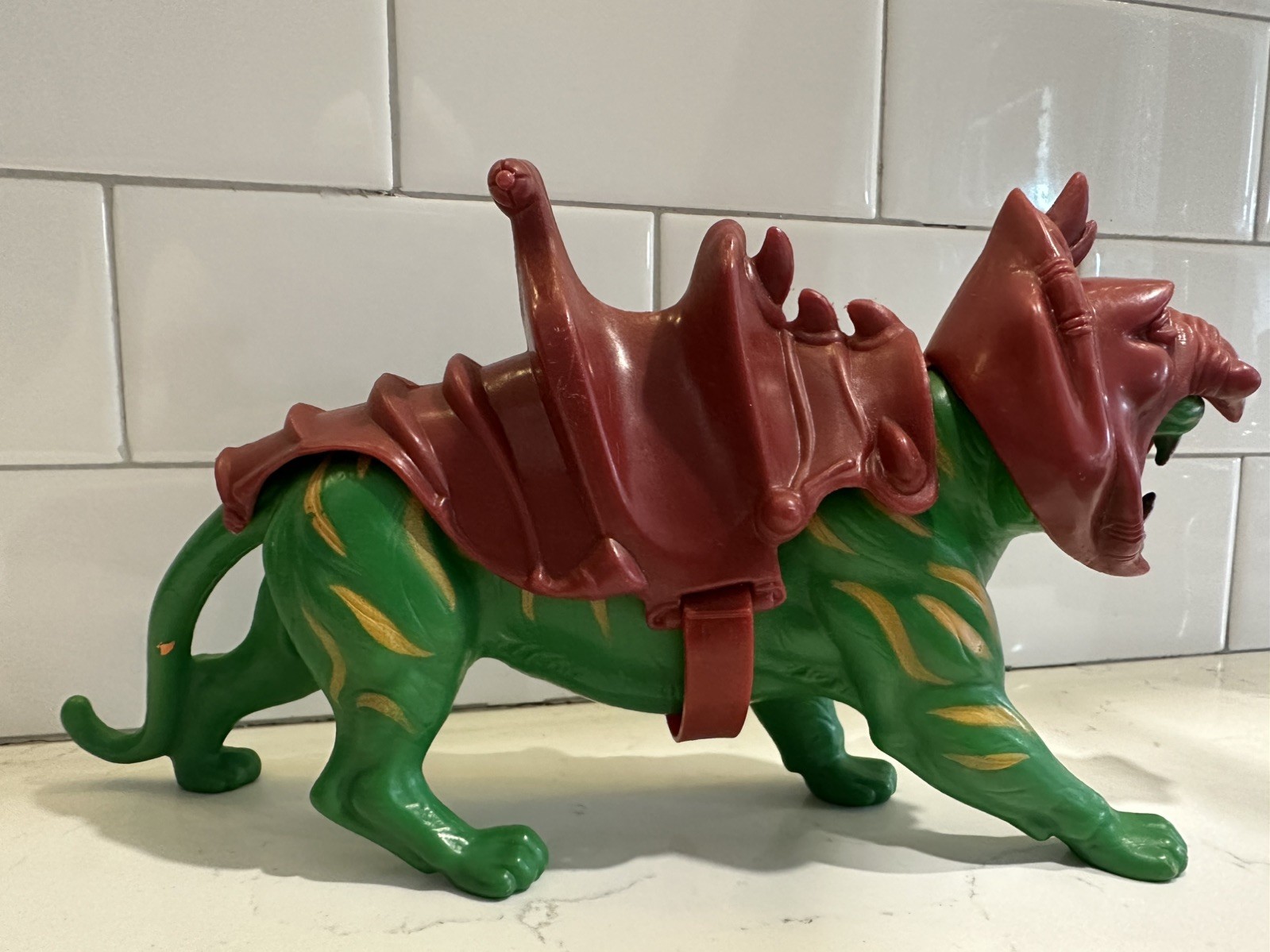 Vintage 1981 Masters of the Universe MOTU Cringer the Battle Cat Figure Complete