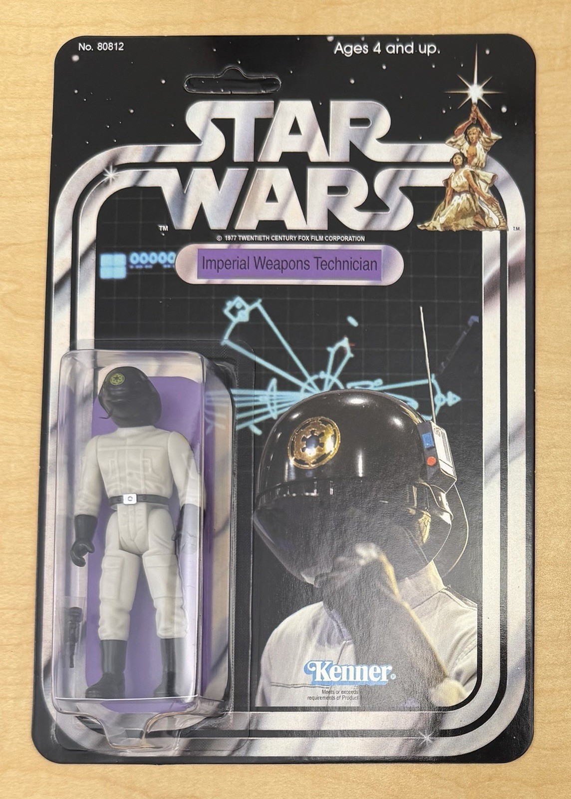Stan Solo STAR WARS Custom IMPERIAL WEAPONS TECHNICIAN 3.75” Action Figure MOSC