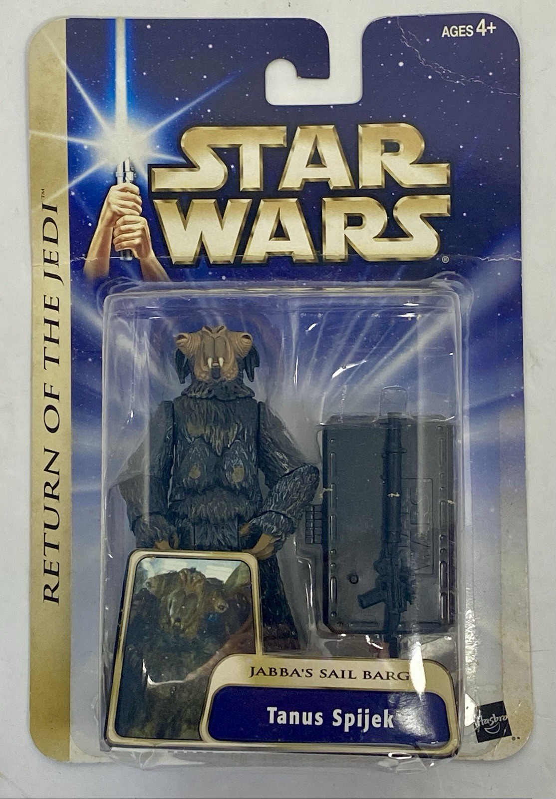 STAR WARS AOTC SAGA GOLD SERIES #10 ROTJ JABBA&rsquo;S BARGE TANUS SPIJEK FIGURE SEALE