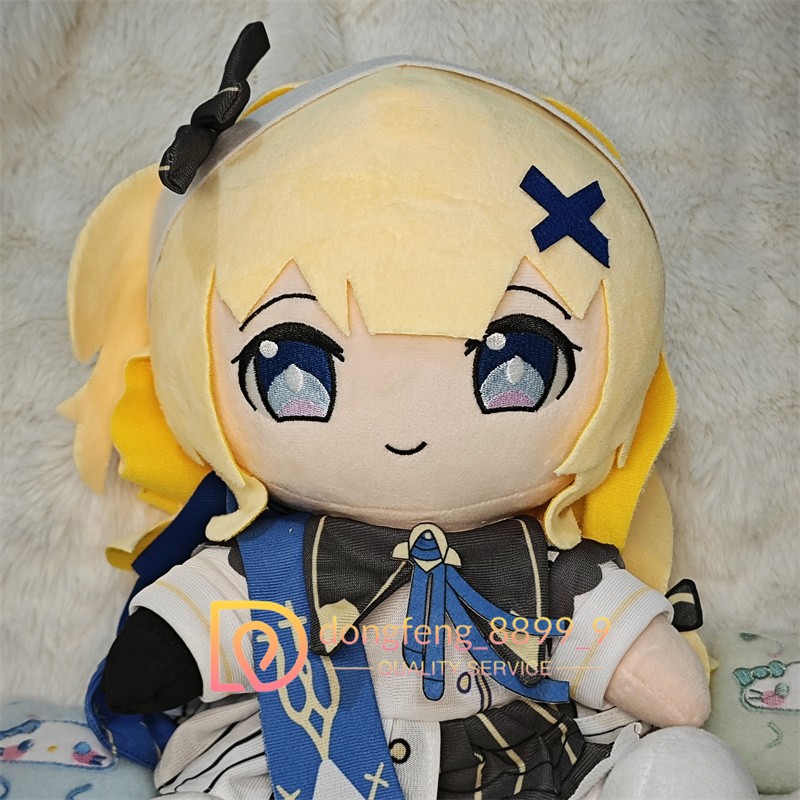 Wuthering Waves Phoebe 30cm Sitting Plush Stuffed Doll Toys Dress Up Xmas Gifts