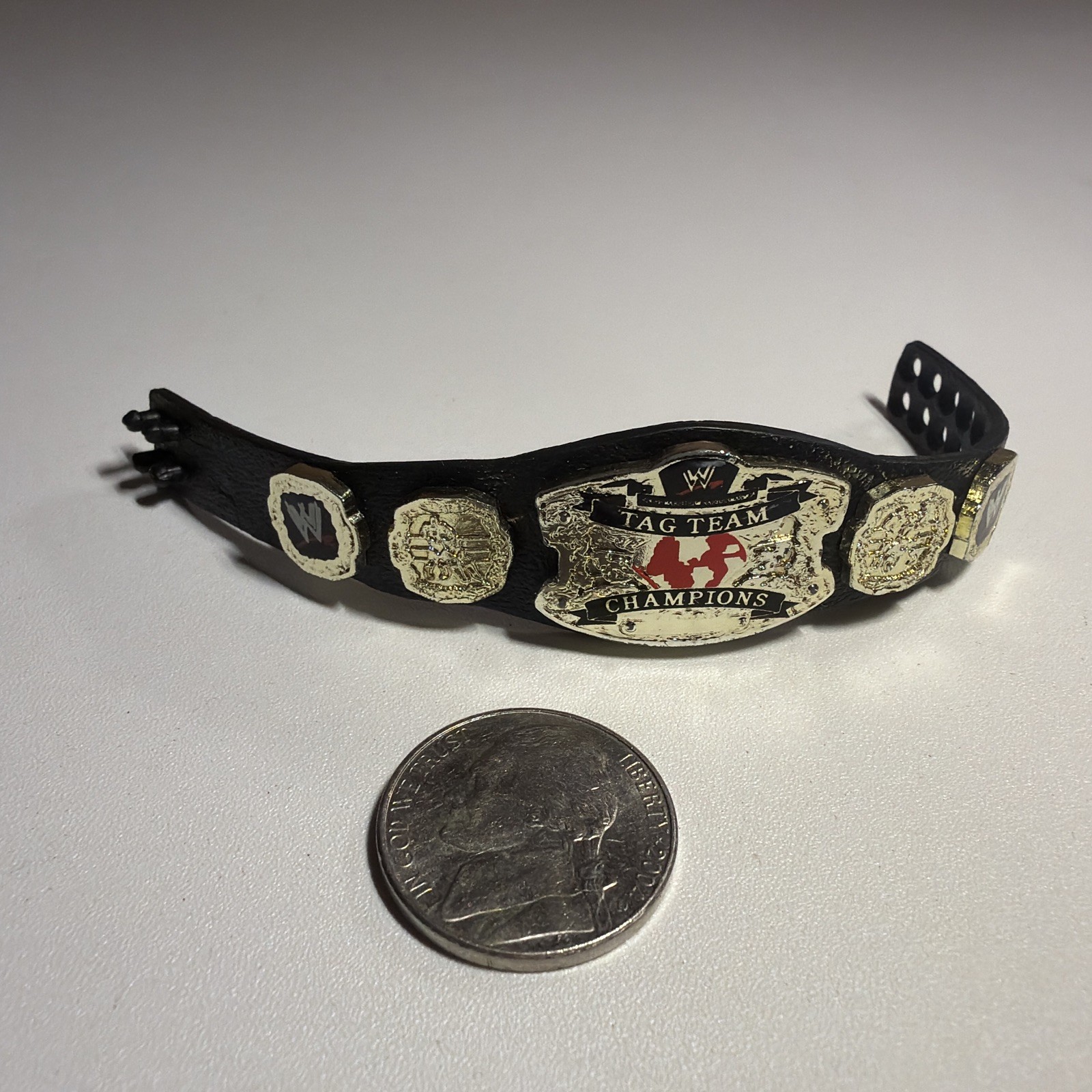 WWE Raw ruthless aggression Tag Team Championship Belt action figure Accessory