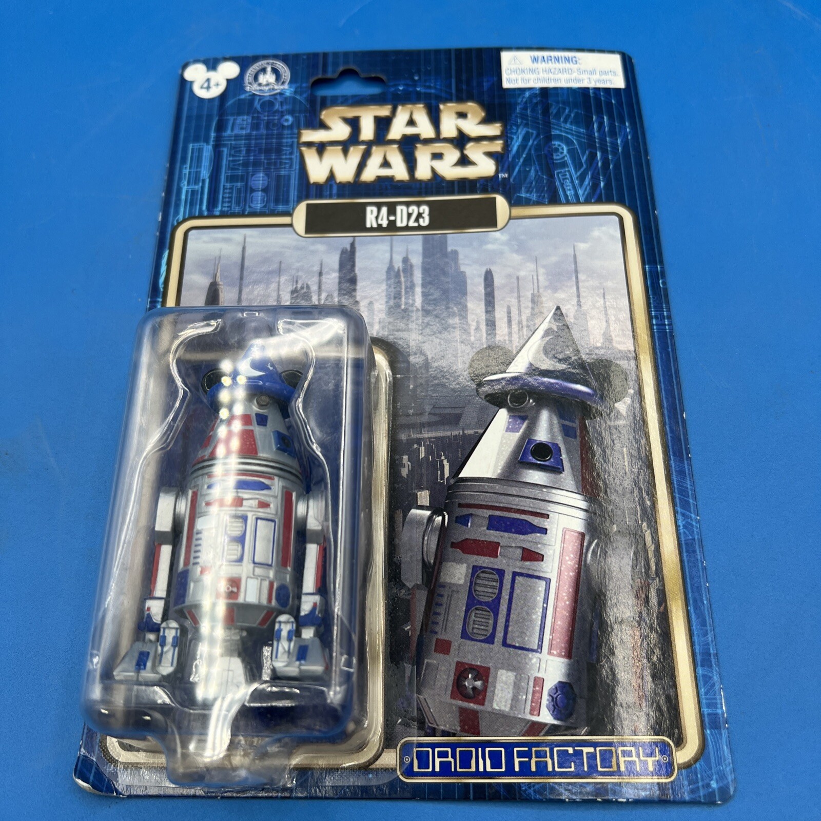 D23 Expo Exclusive Disney Star Wars R4-D23 Droid Factory Fantasia Hat Figure NEW