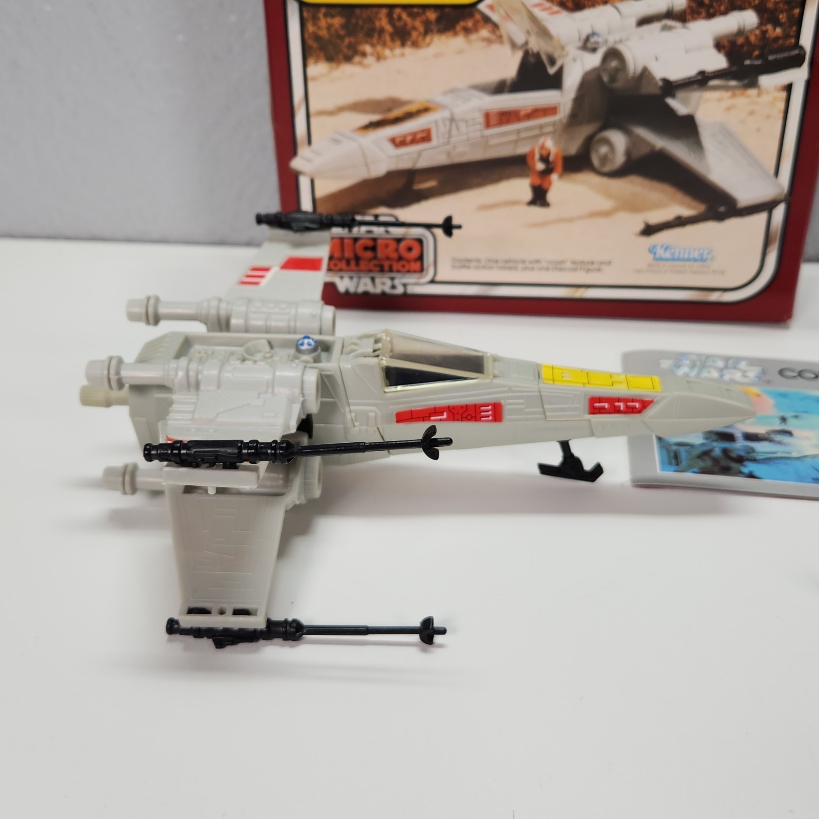 Star Wars Micro Collection X-Wing Fighter – 1982 Kenner Vehicle Complete w/ Box