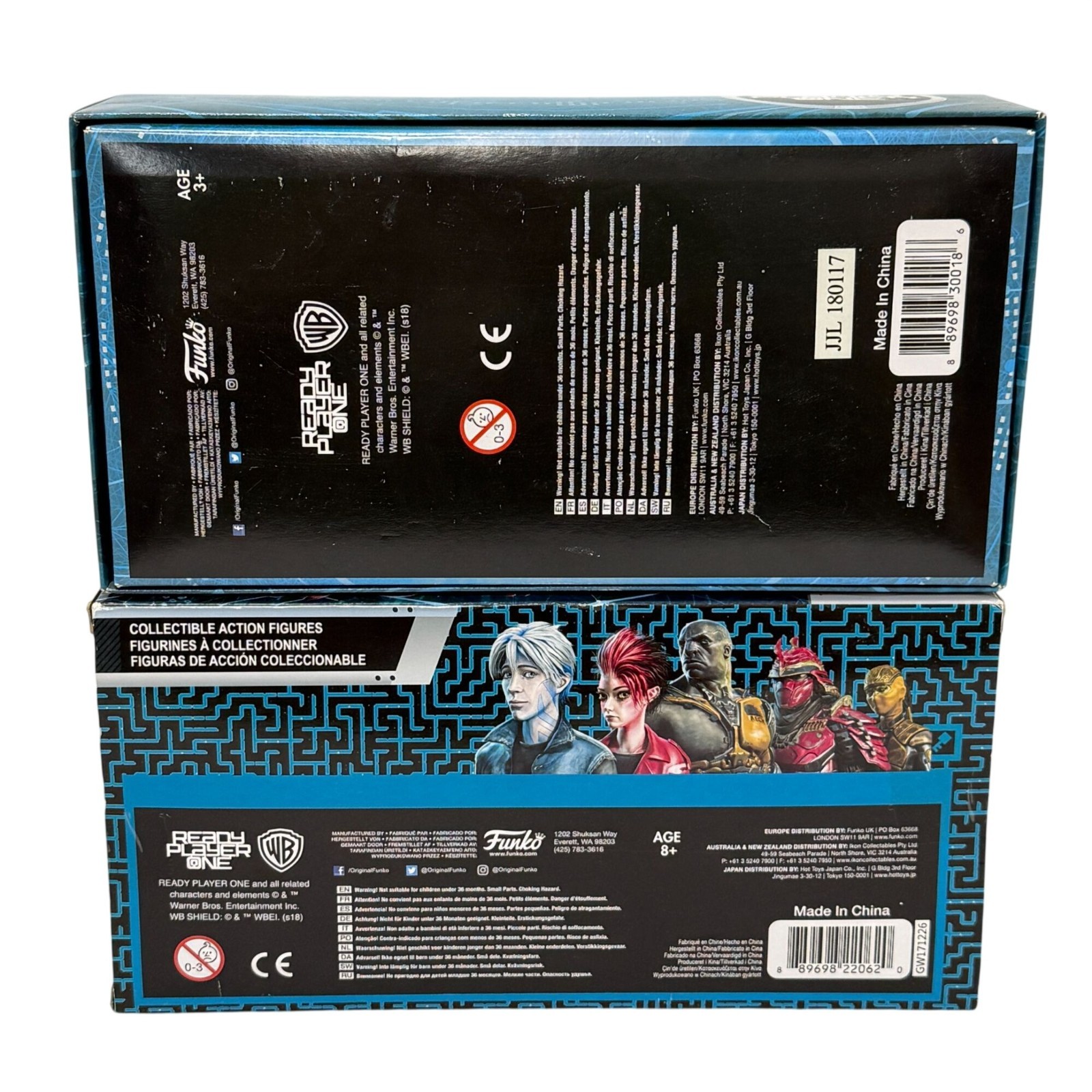 Ready Player One Action Figures & Keys Copper, Jade and Crystal New In Box