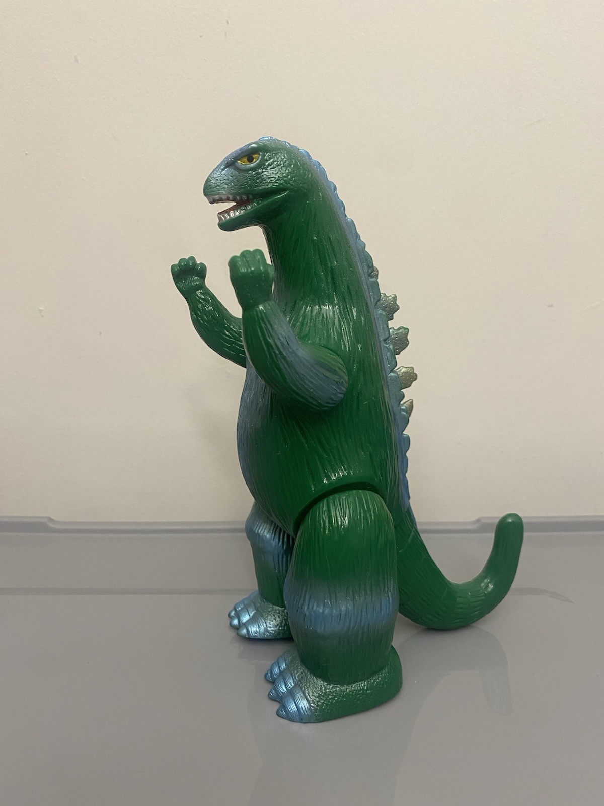 MARUSAN Godzilla J-Tail Green Sofubi Soft Vinyl Figure 1999