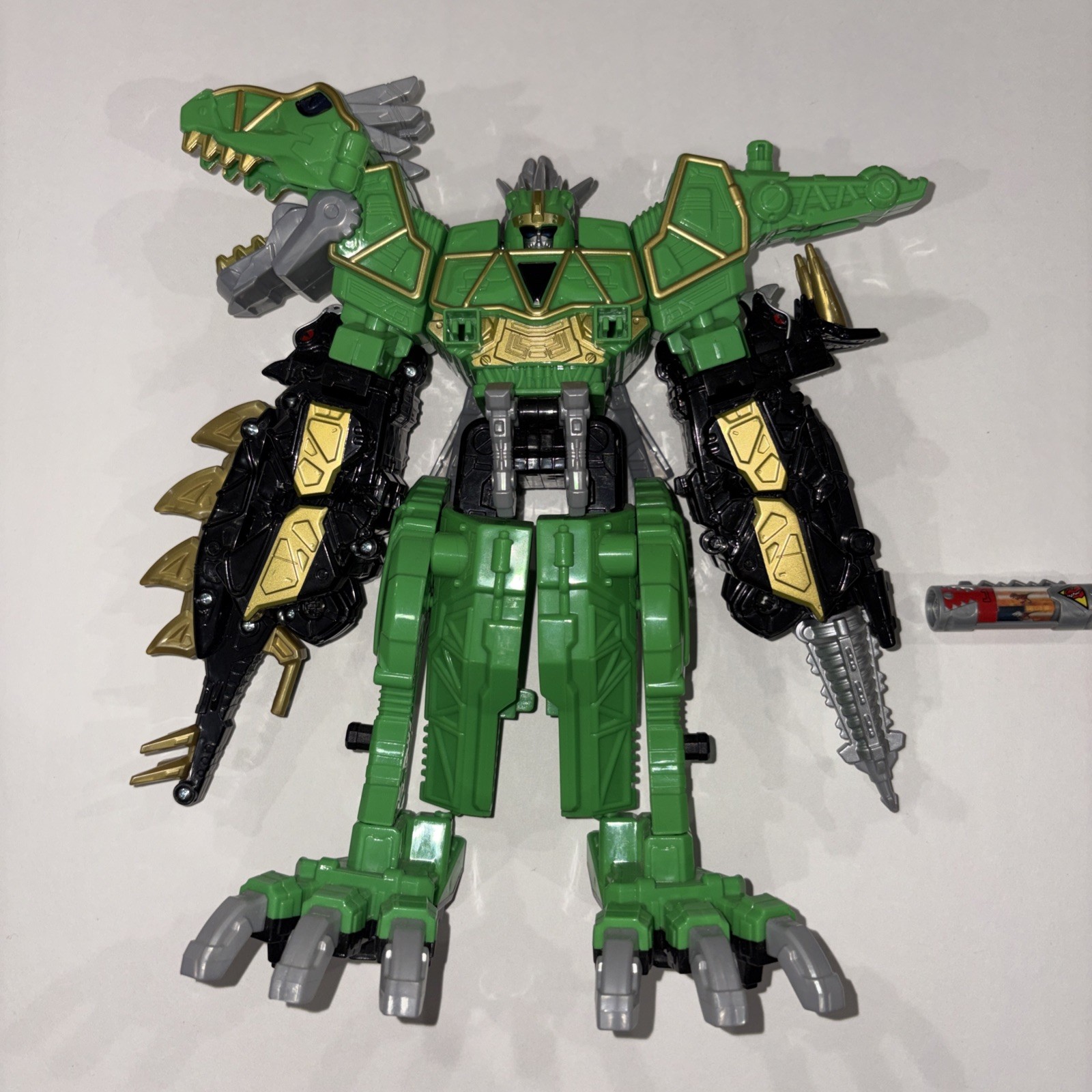 Power Rangers Dino Charge Megazord Green Black Gold Limited Edition Complete