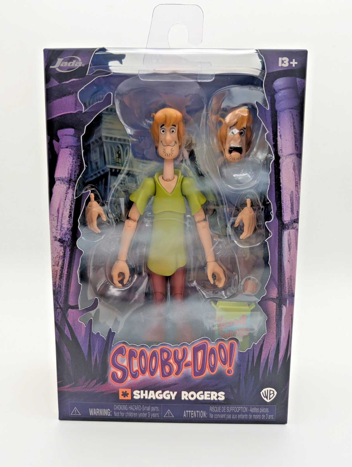 Scooby-Doo Jada Toys – Shaggy Rogers 6.5&Prime; figure w/ Accessories – Fully Poseable