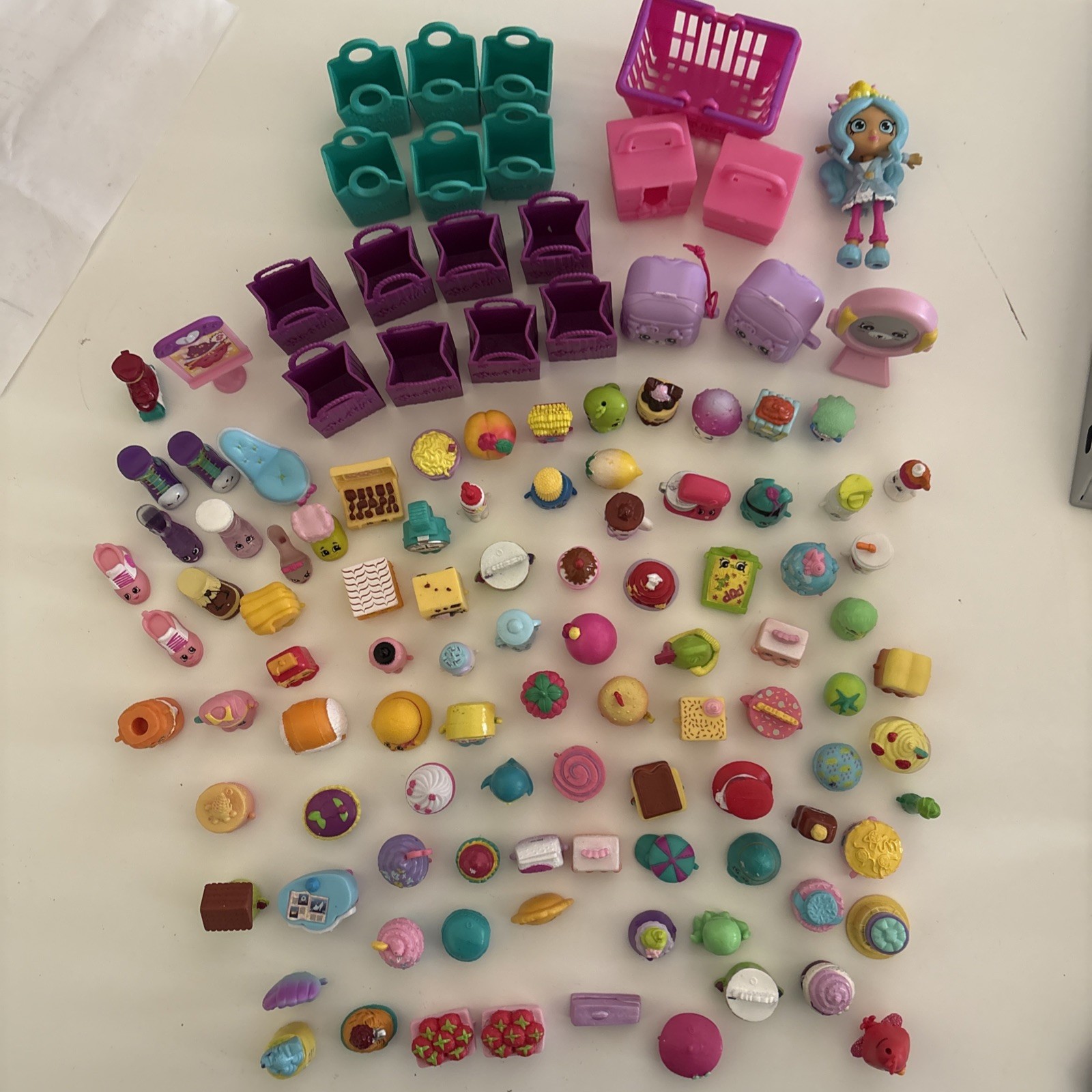 Shopkins Collectible Figurines, Mixed Lot-115 Items