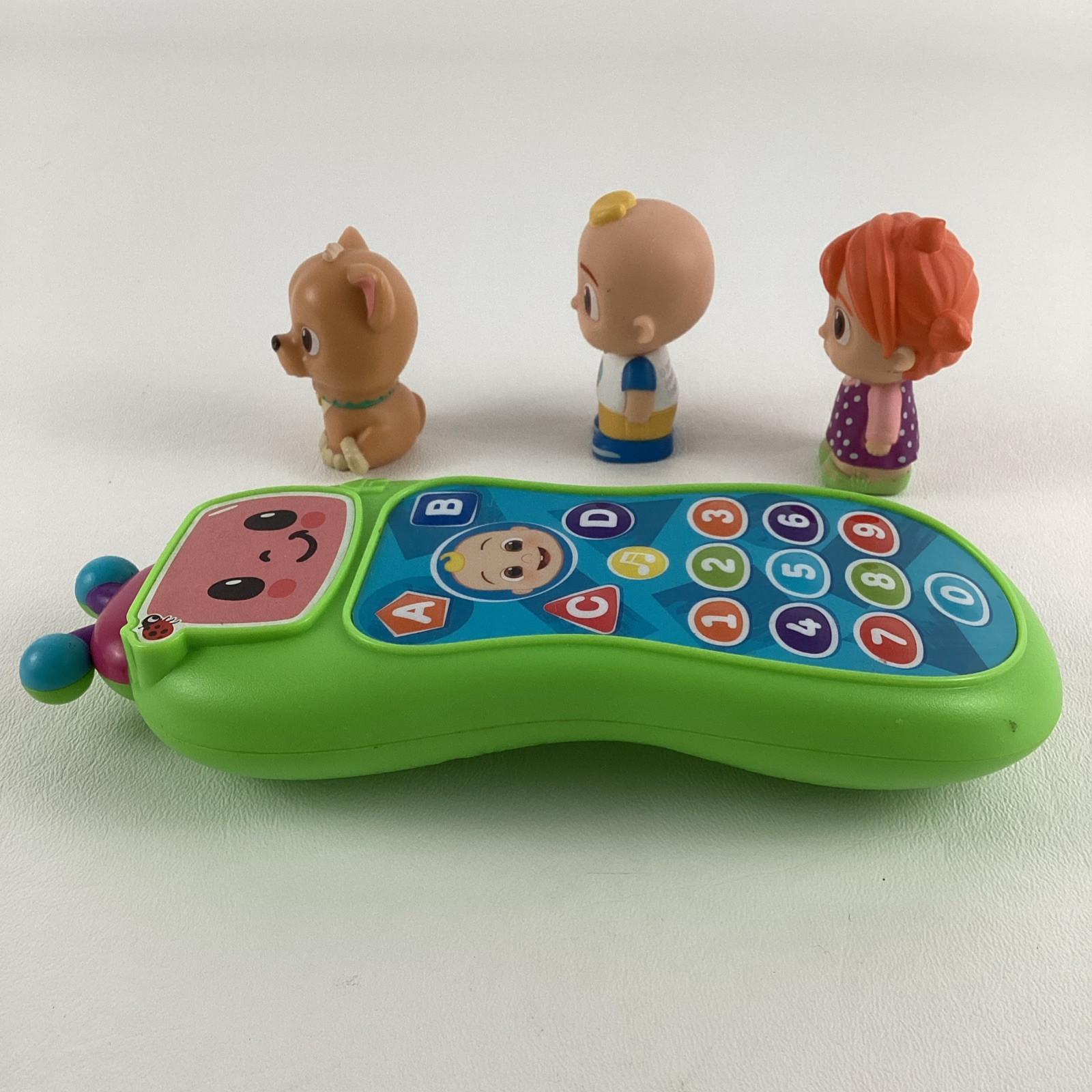 Cocomelon Press & Learn Remote Control Yo Yo JJ Bingo 2&Prime; PVC Figures Lot