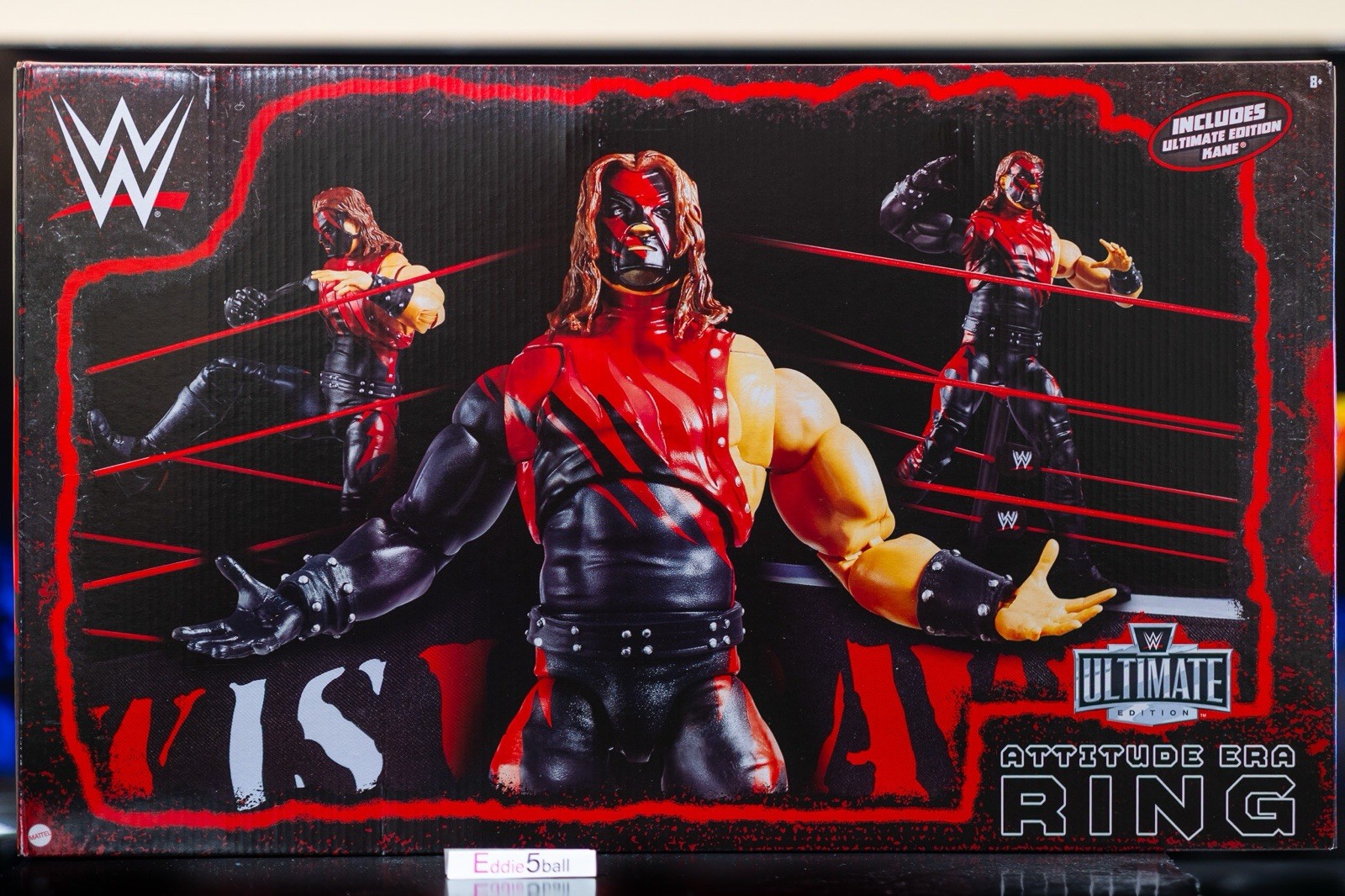 NEW MATTEL WWE Ultimate Edition Attitude Era Ring WITH Kane Exclusive Figure