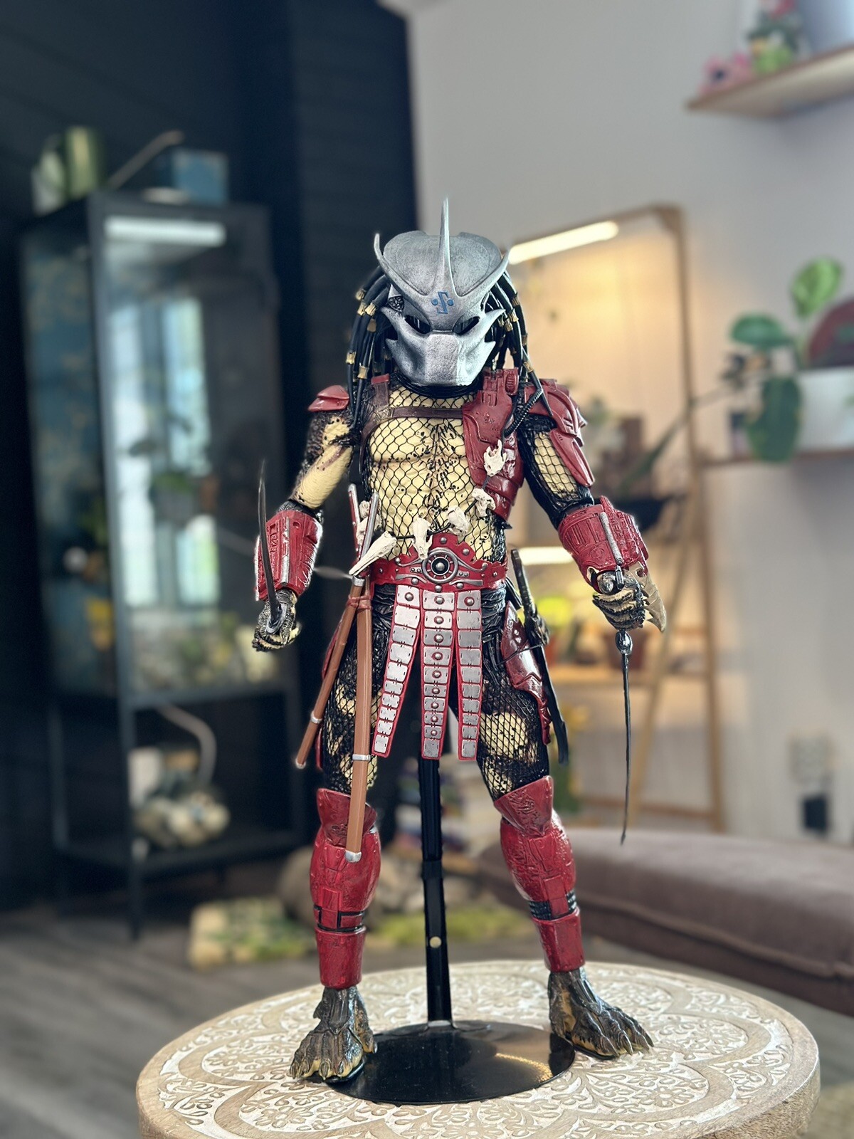 Custom 1/4 Scale Enforcer Mask For Neca Jungle Hunter Predator -MADE TO ORDER