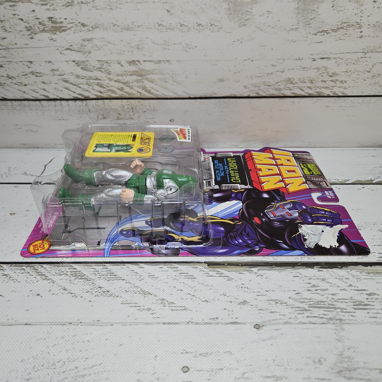 ToyBiz Marvel Iron Man Whirlwind 1995 5&Prime; Vintage Adjustable Action Figure New