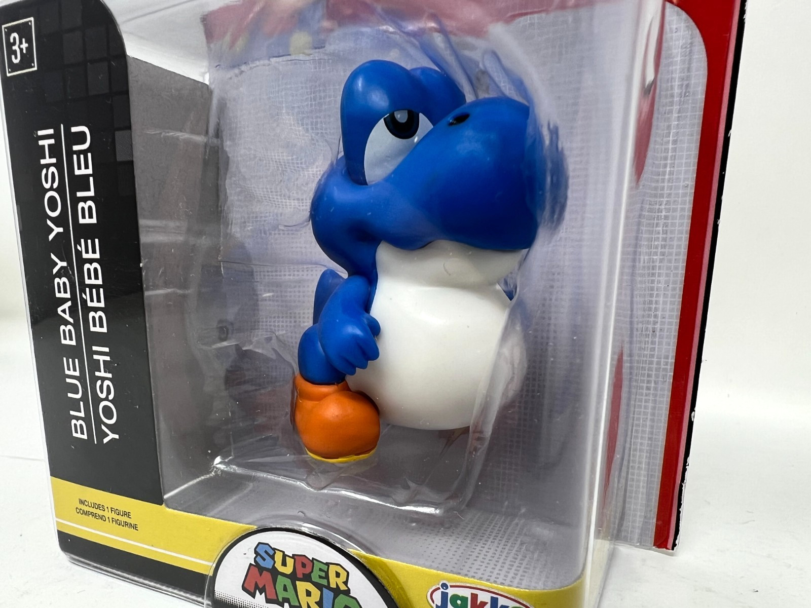 RARE! World of Nintendo 2.5&Prime; BLUE BABY YOSHI Figure Super Mario 2017 in package